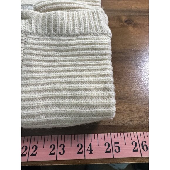 Vintage Gap Women Medium Coat Lambswool Funnel Neck Y2K Retro Cozy Indie Preppy - Picture 14 of 15